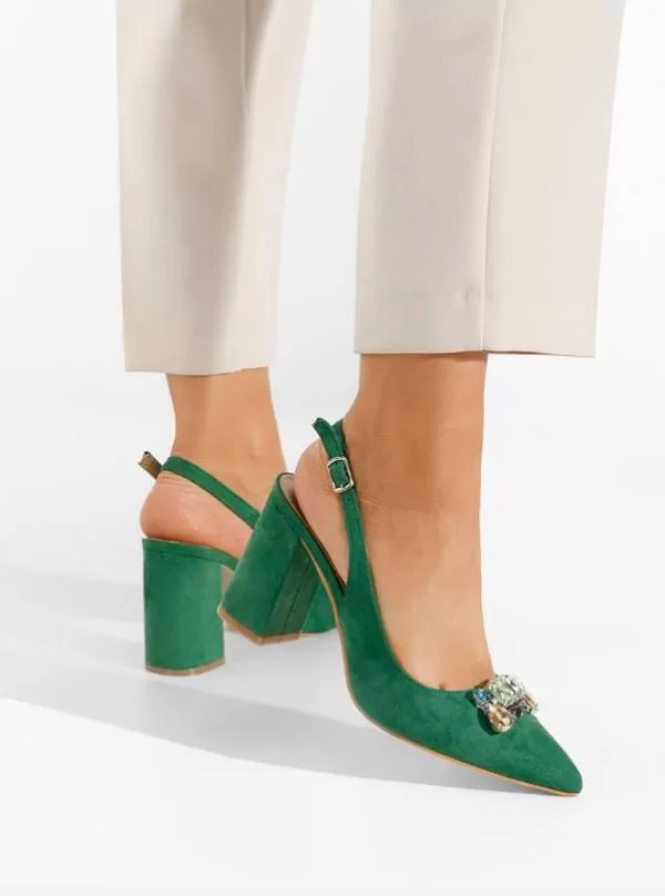 Pantofi cu toc înalt Zapatos S | Verde - Image 6