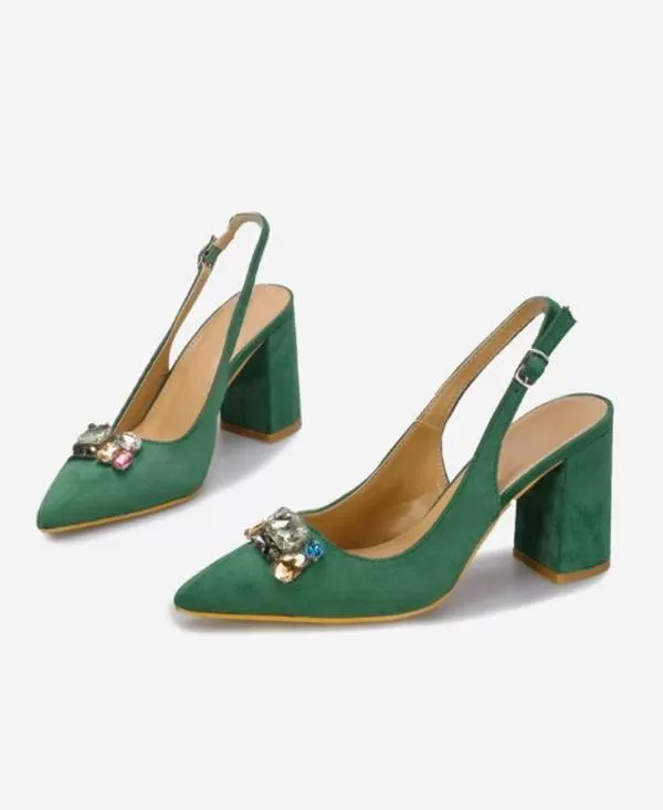 Pantofi cu toc înalt Zapatos S | Verde - Image 2