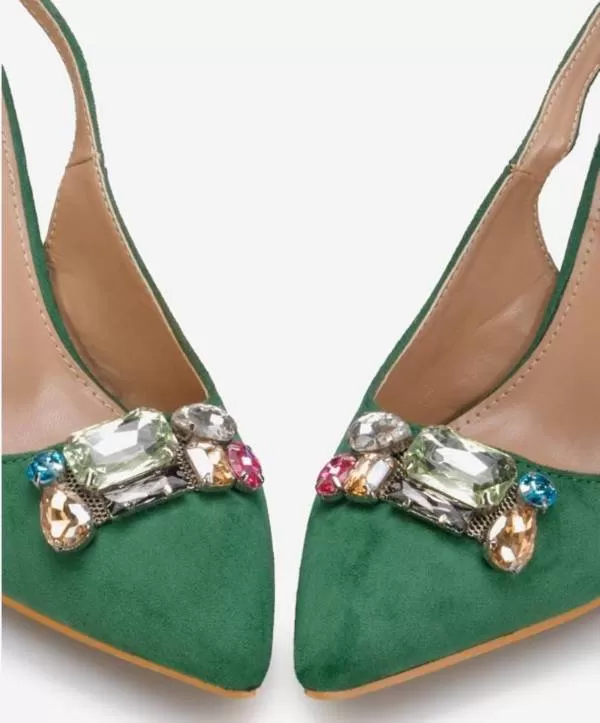Pantofi cu toc înalt Zapatos S | Verde - Image 3