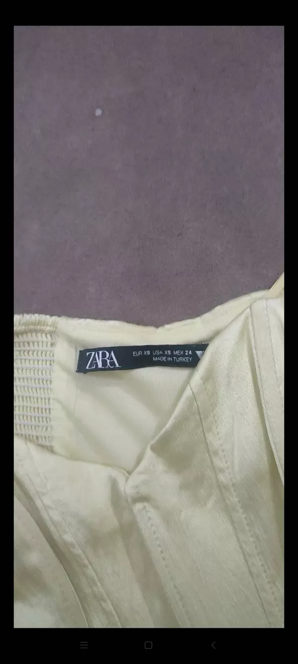 Top Zara XS | Verde, Normal, Poliester - Image 6