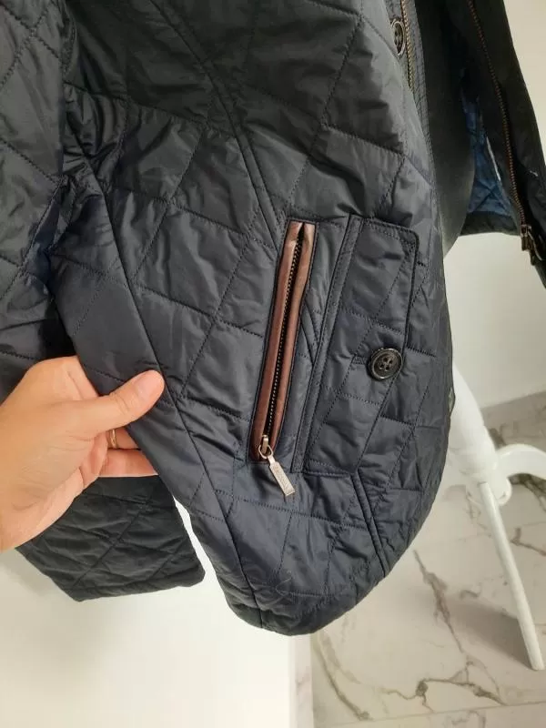 Geacă matlasată BARBOUR XXL | Albastru, Fără glugă, Monocrom - Image 4
