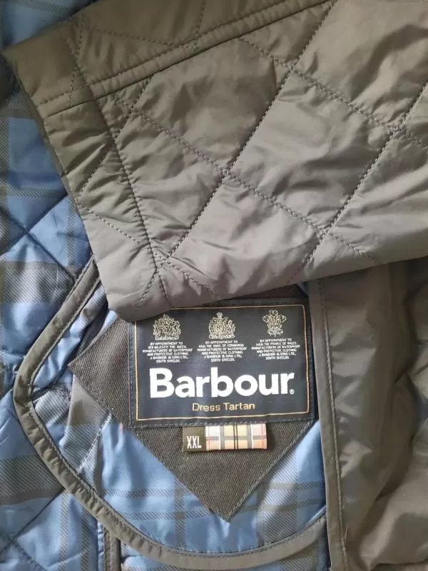 Geacă matlasată BARBOUR XXL | Albastru, Fără glugă, Monocrom - Image 5