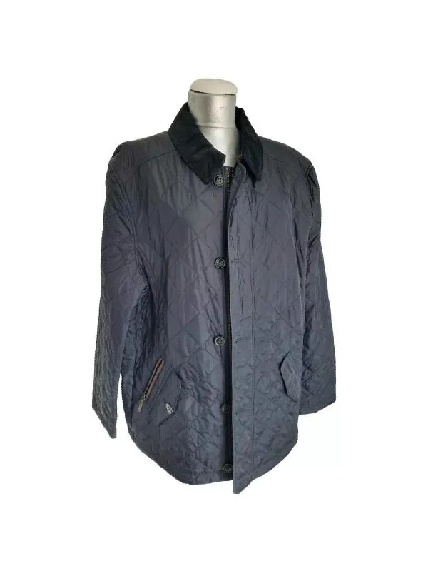 Geacă matlasată BARBOUR XXL | Albastru, Fără glugă, Monocrom