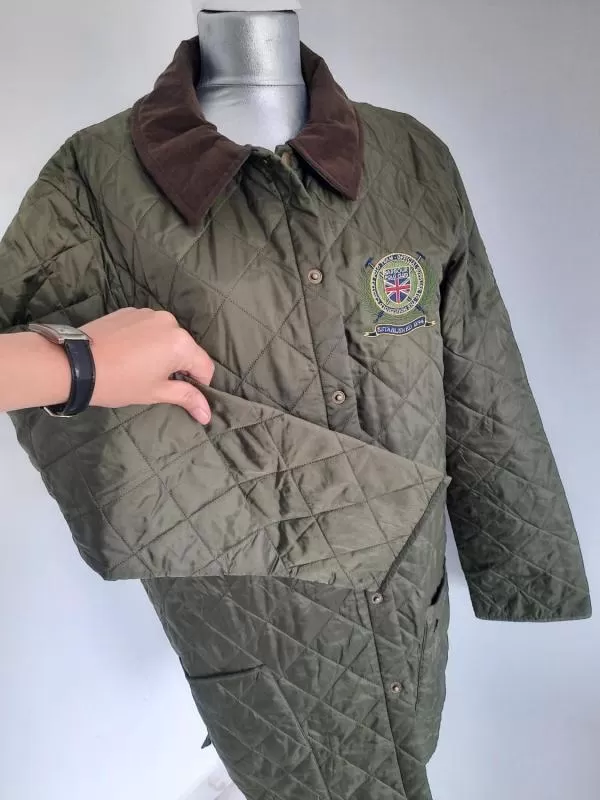 Geacă matlasată BARBOUR XL | Verde, Fără glugă, Monocrom - Image 4