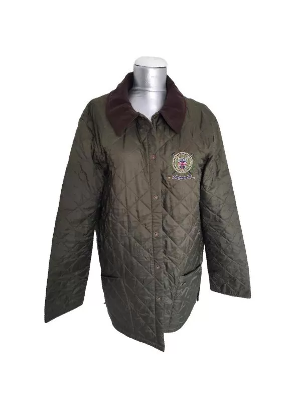 Geacă matlasată BARBOUR XL | Verde, Fără glugă, Monocrom