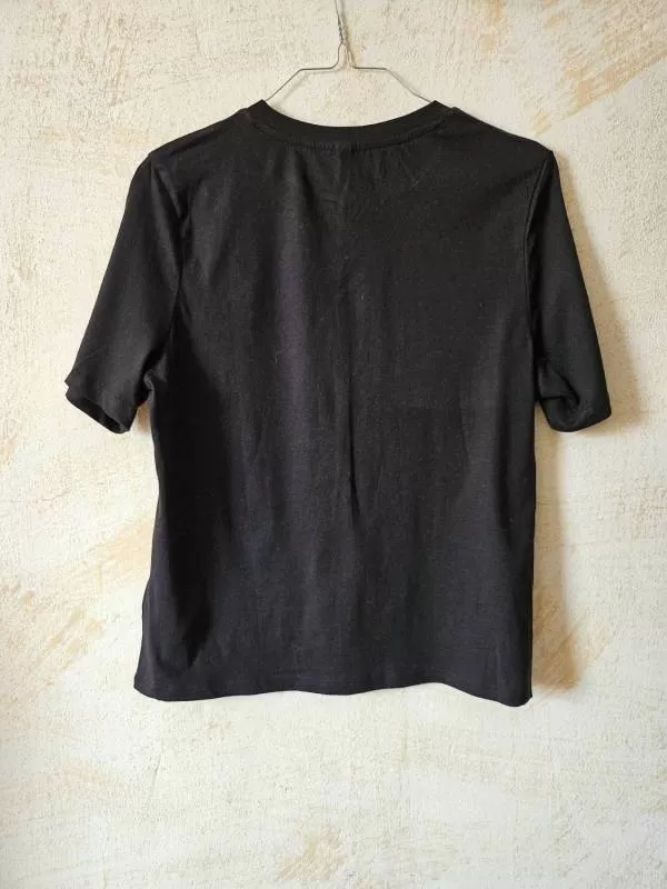 Top H&M XS | Negru, Normal, Bumbac - Image 4