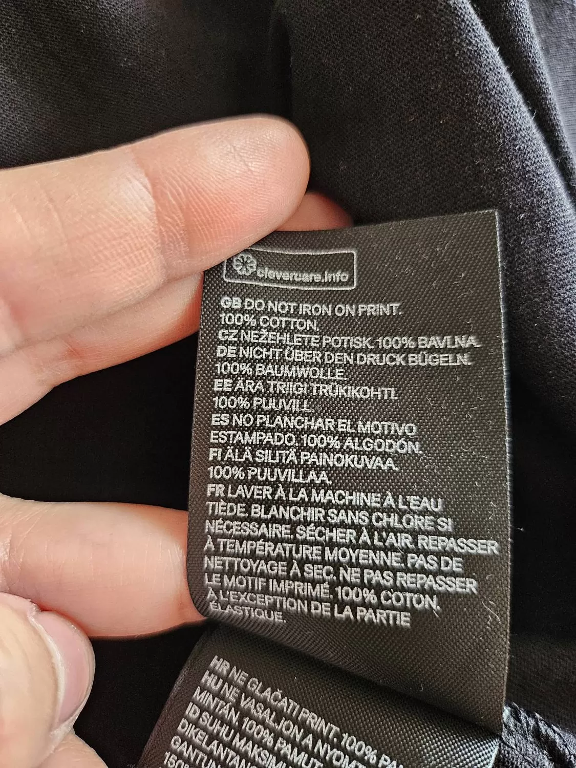 Top H&M XS | Negru, Normal, Bumbac - Image 7