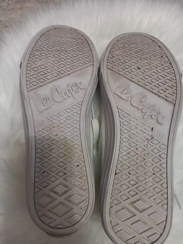 Teniși Lee Cooper EU 38 | Alb, Pânză - Image 4