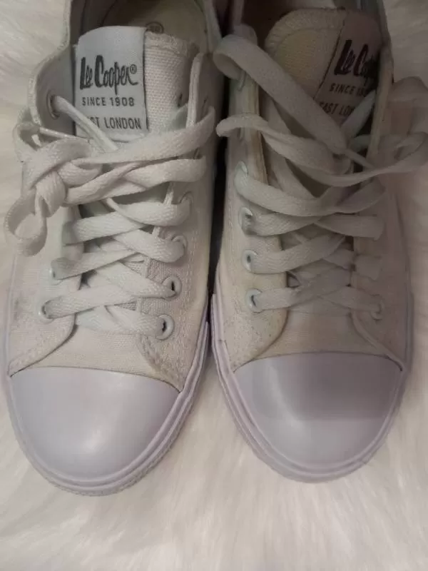 Teniși Lee Cooper EU 38 | Alb, Pânză - Image 5