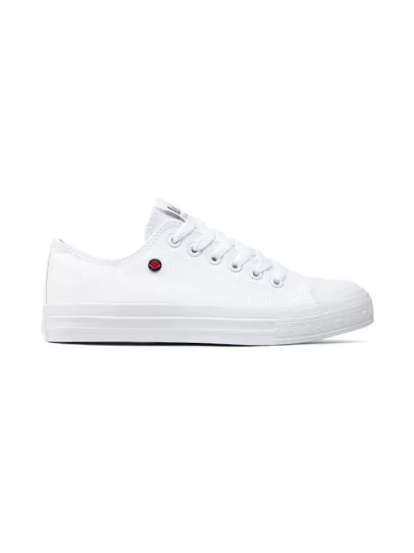 Teniși Lee Cooper EU 38 | Alb, Pânză