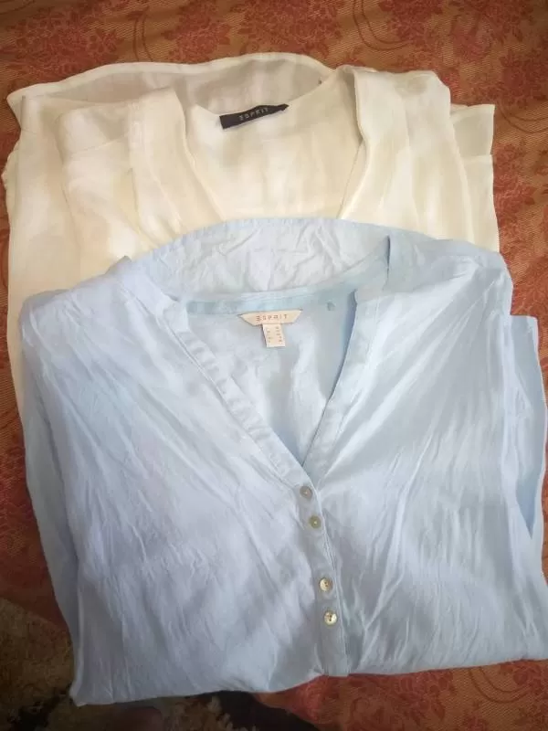 Bluză Esprit M | Bleu, Normal, Bumbac - Image 8