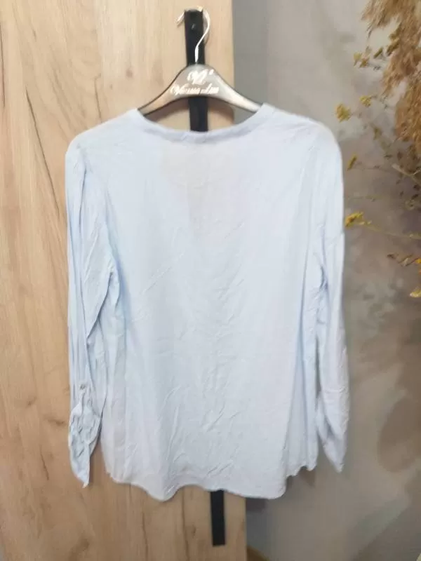 Bluză Esprit M | Bleu, Normal, Bumbac - Image 6