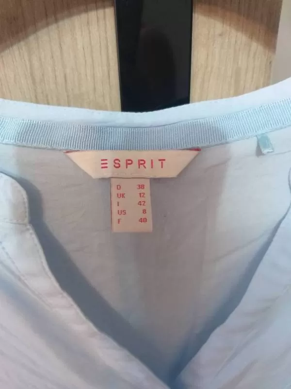 Bluză Esprit M | Bleu, Normal, Bumbac - Image 7