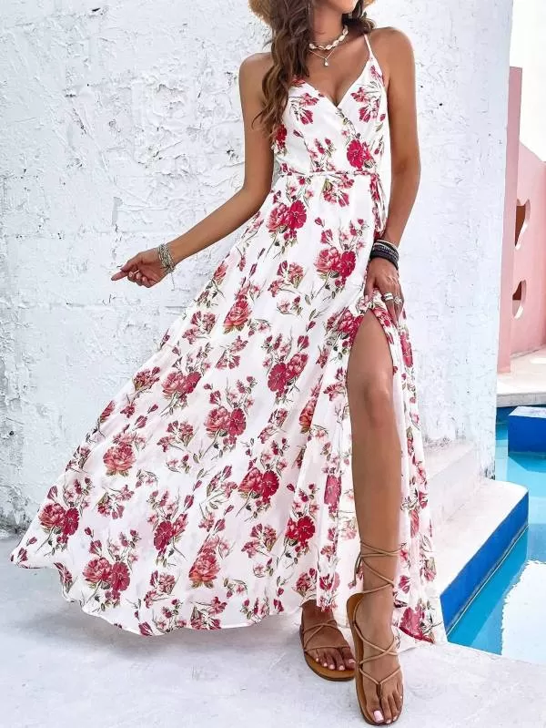 Rochie de seară Shein EU 38 | Alb, Maxi, Poliester - Image 3