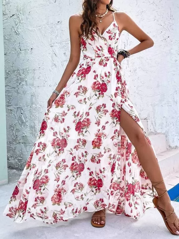 Rochie de seară Shein EU 38 | Alb, Maxi, Poliester - Image 4