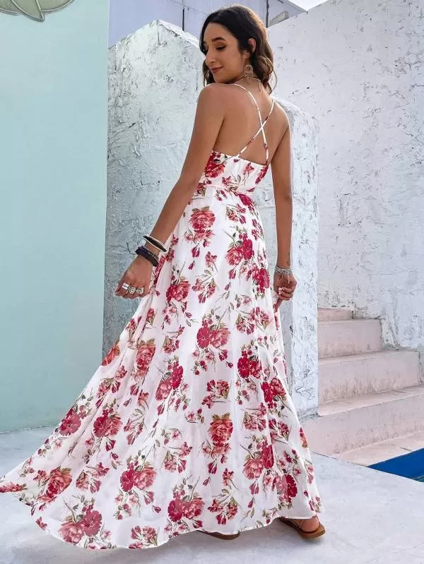 Rochie de seară Shein EU 38 | Alb, Maxi, Poliester - Image 2