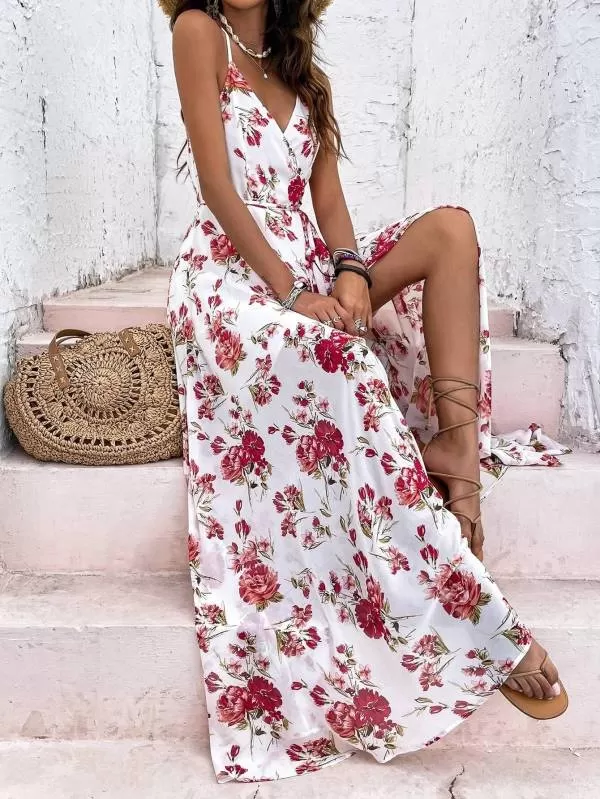 Rochie de seară Shein EU 38 | Alb, Maxi, Poliester - Image 6