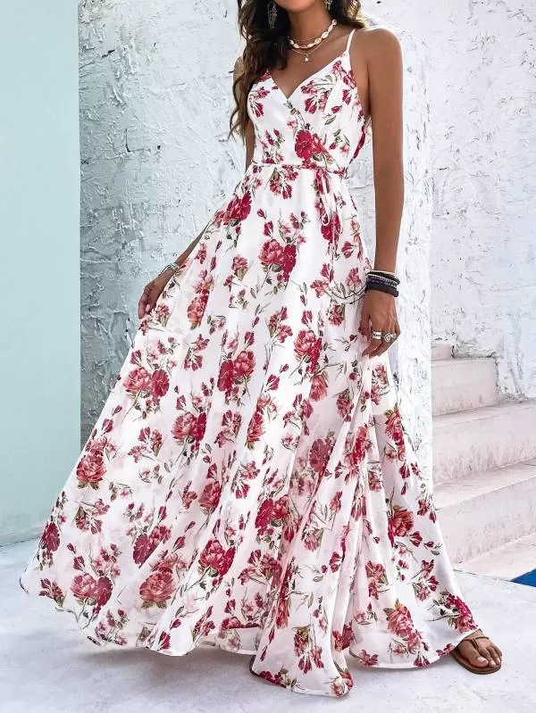 Rochie de seară Shein EU 38 | Alb, Maxi, Poliester - Image 5