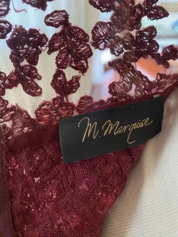 Rochie de seară M.Marquise S | Burgundy, Maxi - Image 7