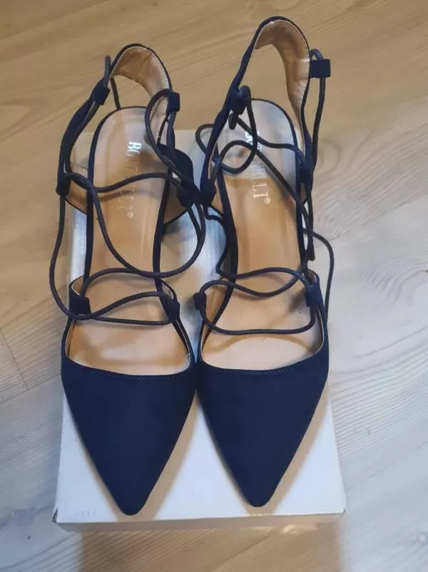 Pantofi Botinelli EU 39 | Indigo, Piele ecologică - Image 2