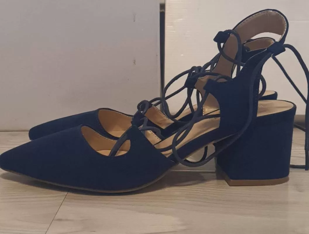 Pantofi Botinelli EU 39 | Indigo, Piele ecologică - Image 3