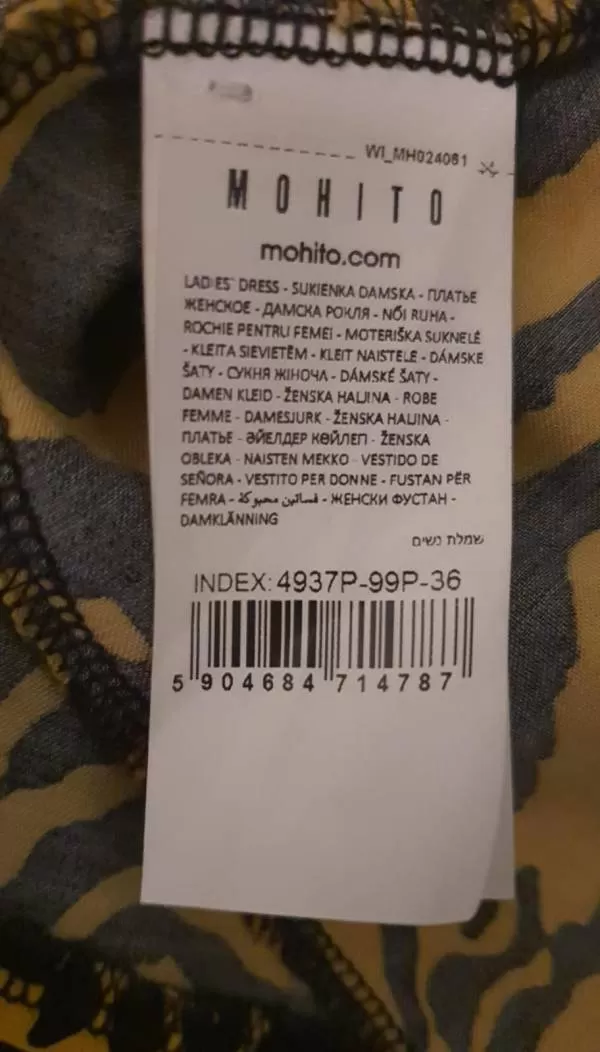 Rochie casual Mohito EU 38 | Multicolor, Midi - Image 6