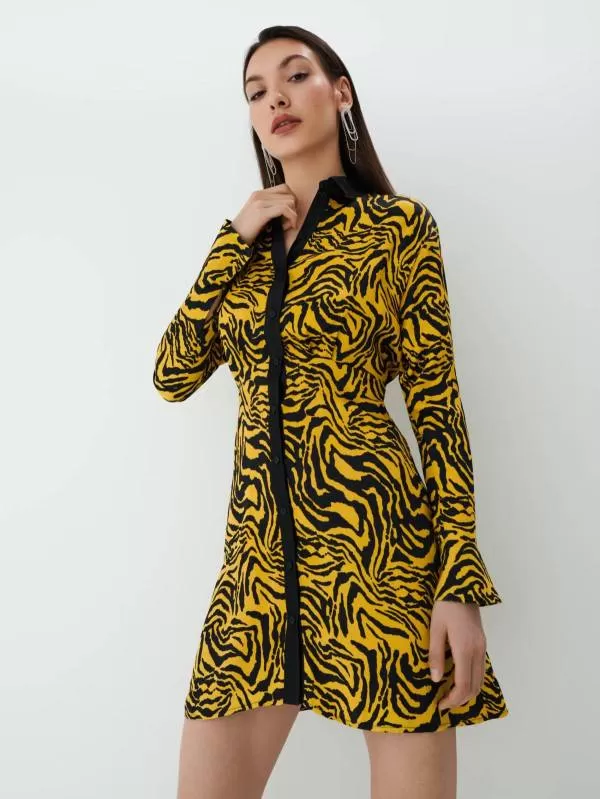 Rochie casual Mohito EU 38 | Multicolor, Midi - Image 2