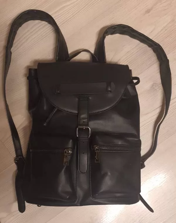 Rucsac Meli Melo | Negru, Poliuretan - Image 5