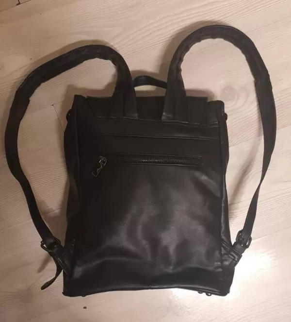 Rucsac Meli Melo | Negru, Poliuretan - Image 2