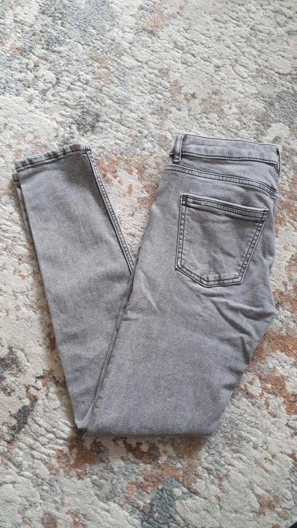 Blugi Esprit EU 36 | Gri, Lungi, Bumbac - Image 2