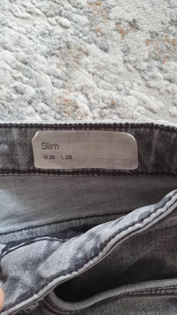 Blugi Esprit EU 36 | Gri, Lungi, Bumbac - Image 6