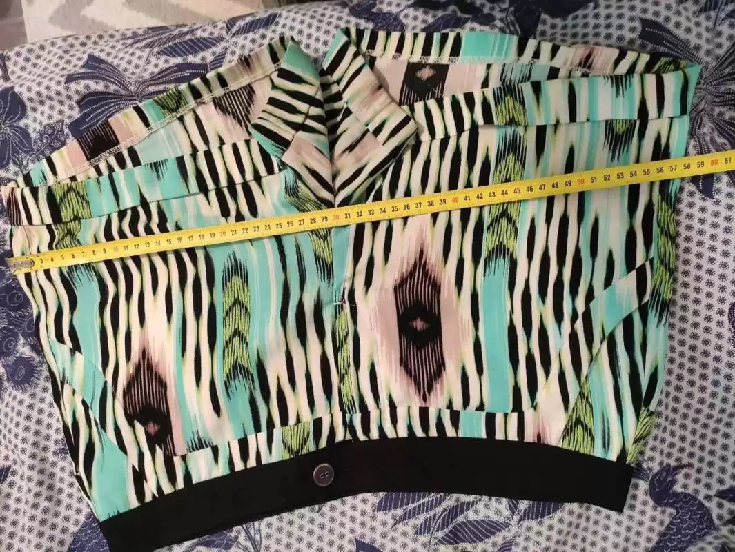 Pantaloni Jennifer Lopez EU 40 | Turcoaz, Scurți, Poliester - Image 9