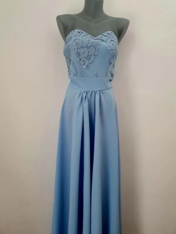 Rochie de seară Alt brand EU 36 | Bleu, Maxi - Image 2