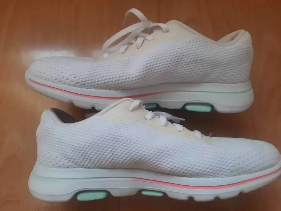Sneakers Skechers EU 37.5 | Alb, Pânză - Image 4
