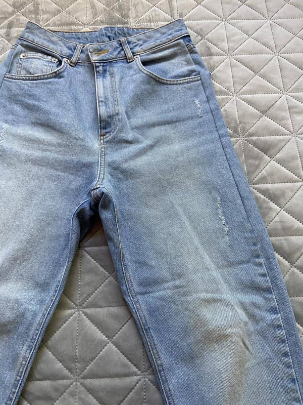 Blugi NA-KD EU 36 | Albastru, Lungi, Talie medie, Slim fit, Denim - Image 3
