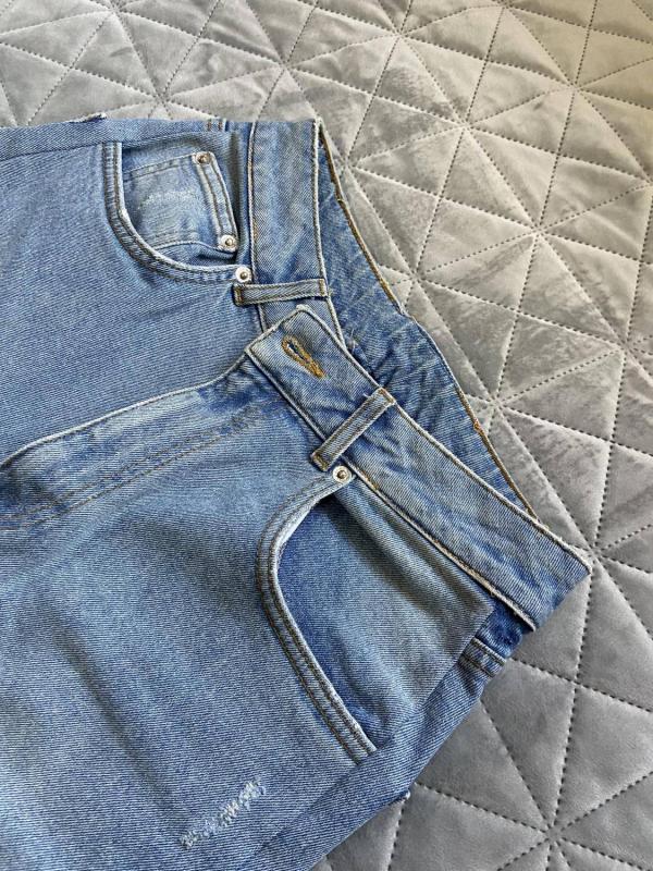 Blugi NA-KD EU 36 | Albastru, Lungi, Talie medie, Slim fit, Denim - Image 4