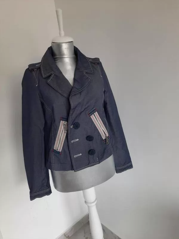Geacă din denim Diesel XS | Albastru, Fără glugă, Denim - Image 2