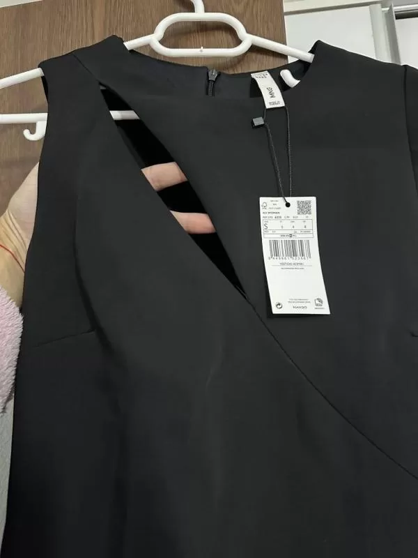 Rochie casual Mango S | Negru, Mini - Image 8
