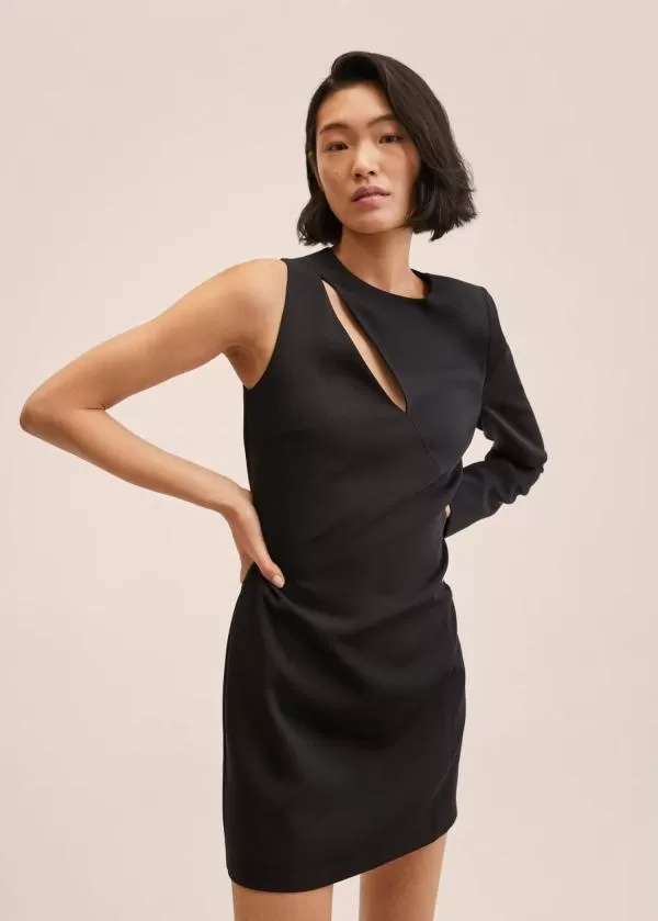 Rochie casual Mango S | Negru, Mini - Image 2