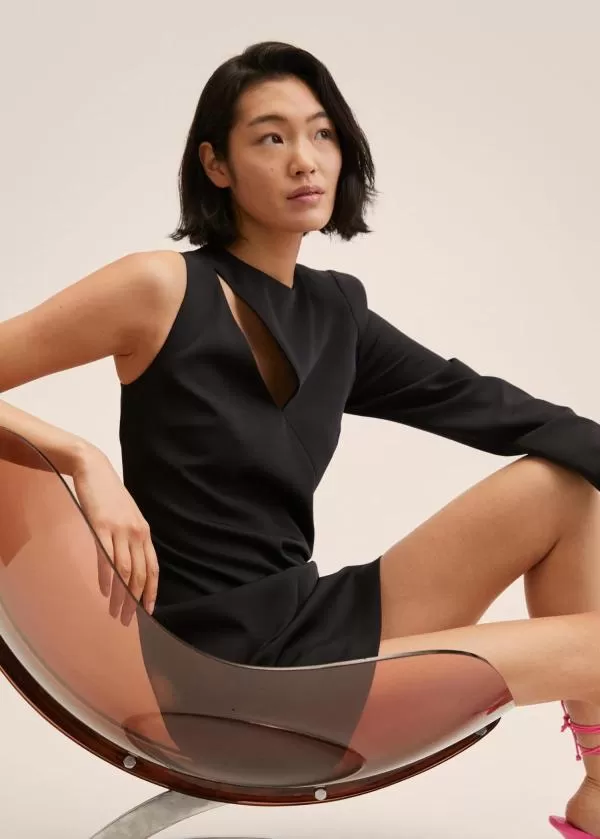 Rochie casual Mango S | Negru, Mini - Image 6