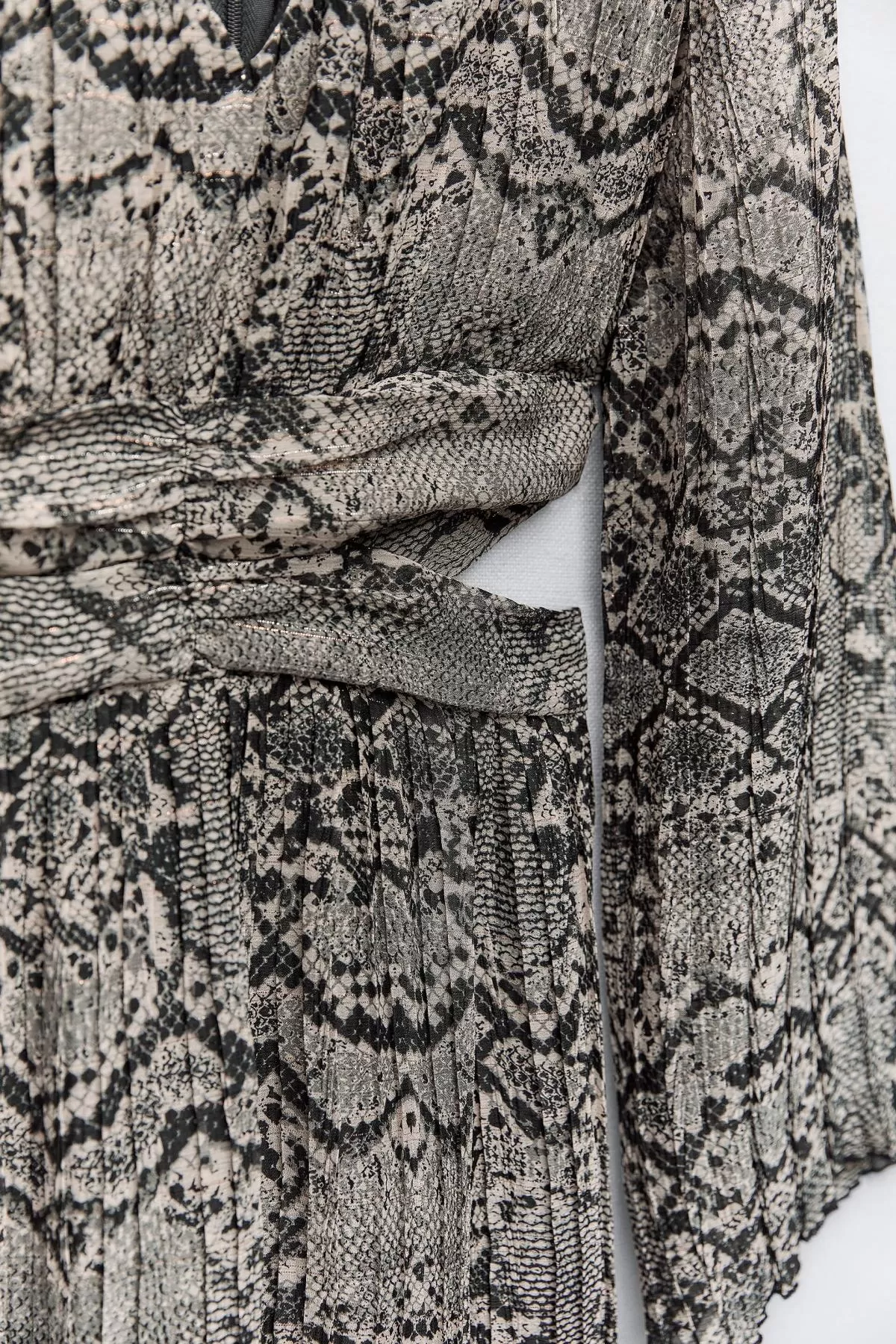 Rochie de seară Zara M | Gri, Maxi - Image 9