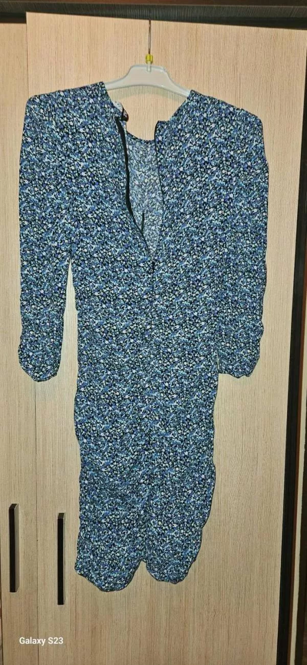 Rochie de seară Zara EU 36 | Albastru, Mini, Vâscoză - Image 6