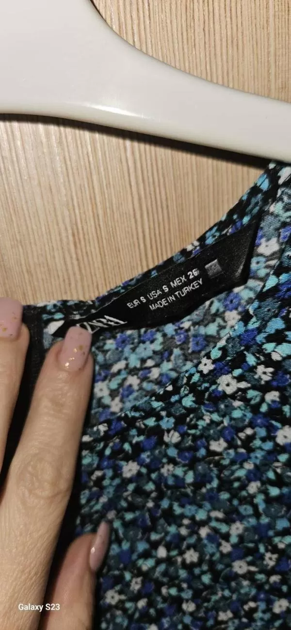 Rochie de seară Zara EU 36 | Albastru, Mini, Vâscoză - Image 8