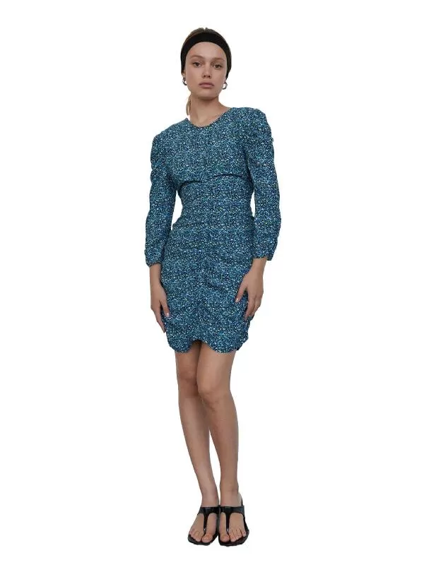 Rochie de seară Zara EU 36 | Albastru, Mini, Vâscoză
