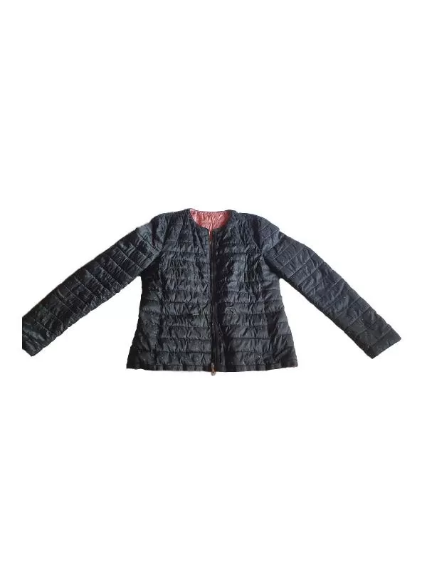 Geacă matlasată Massimo Dutti EU 38 | Roz, Fără glugă, Buline & Imprimeuri mici, Poliester