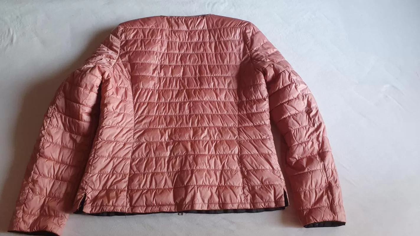 Geacă matlasată Massimo Dutti EU 38 | Roz, Fără glugă, Buline & Imprimeuri mici, Poliester - Image 6