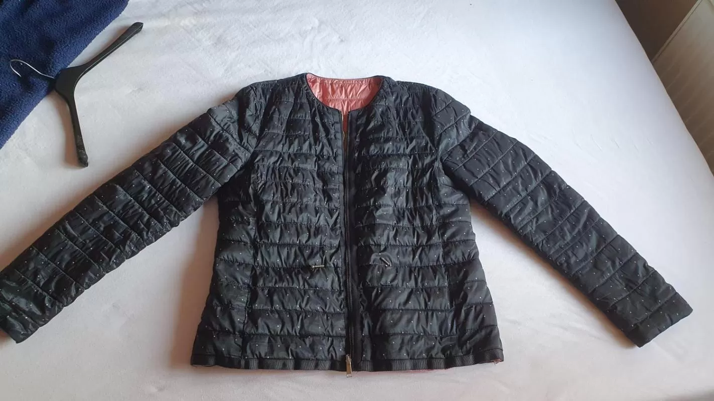 Geacă matlasată Massimo Dutti EU 38 | Roz, Fără glugă, Buline & Imprimeuri mici, Poliester - Image 2