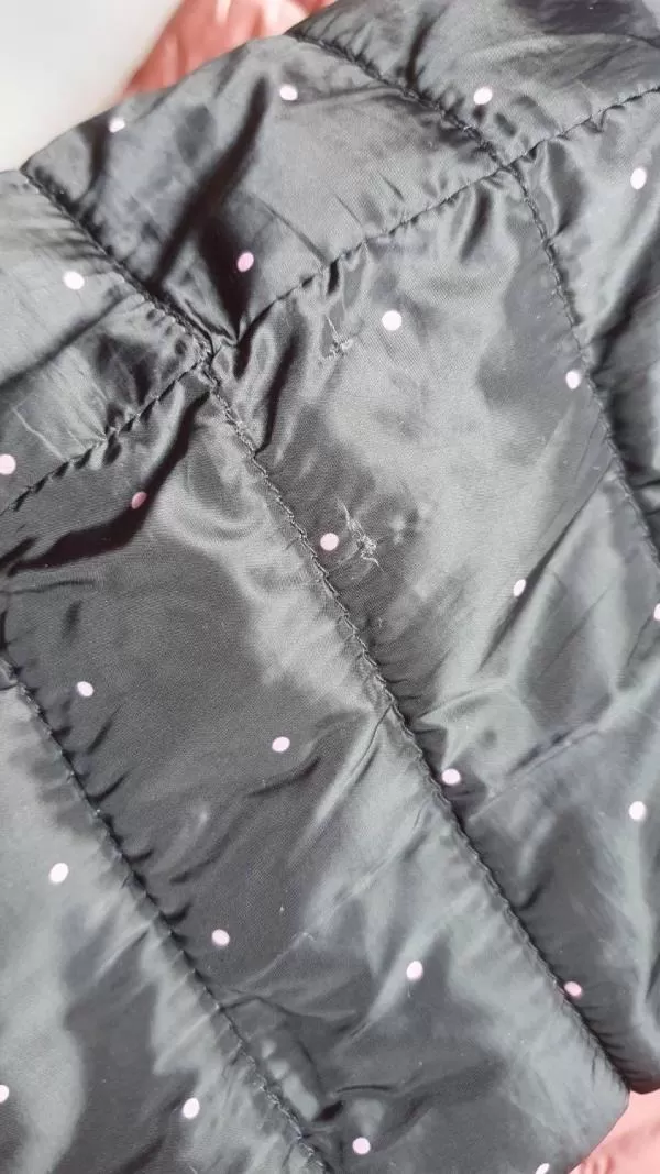 Geacă matlasată Massimo Dutti EU 38 | Roz, Fără glugă, Buline & Imprimeuri mici, Poliester - Image 9