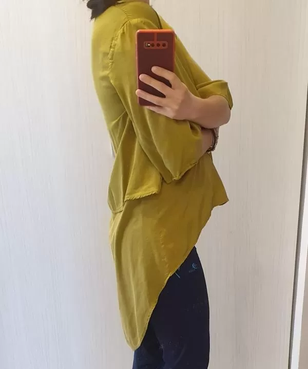 Cămașă Zara XS | Khaki, Normal, Poliester - Image 6