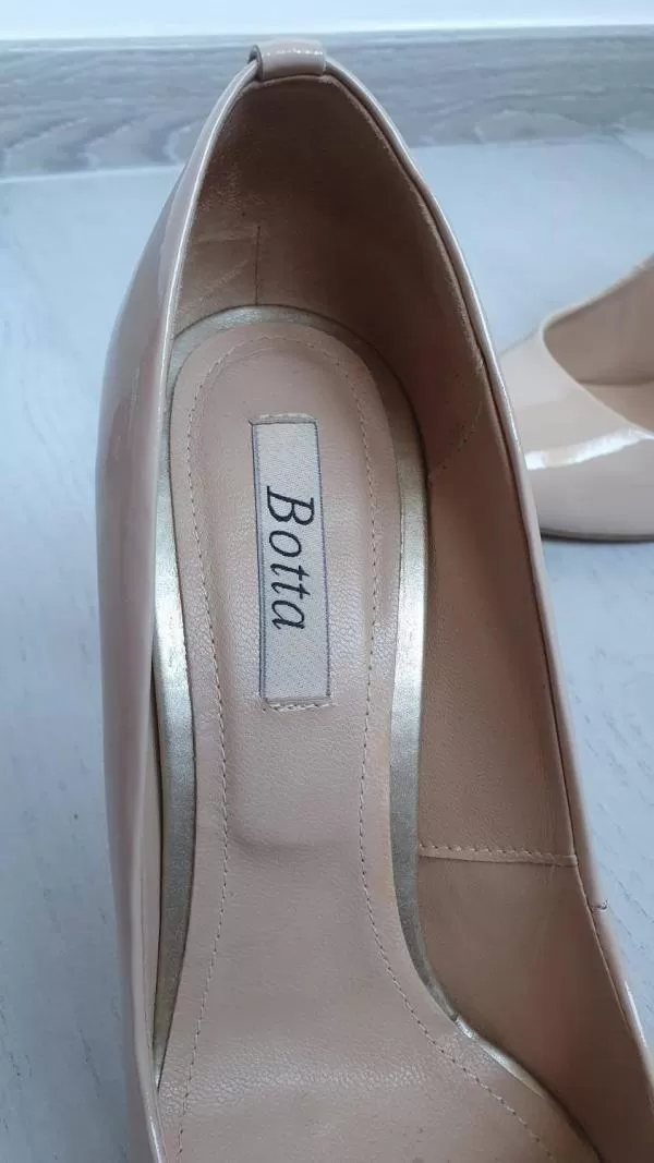 Pantofi cu toc înalt Botta EU 39 | Ivoire, Piele naturală - Image 5